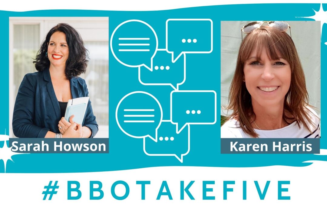 #BBOTakeFive with Karen Harris