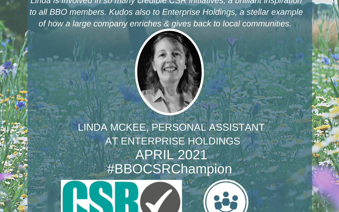 #BBOCSRChampion – April 2021 – Linda McKee, Enterprise Holdings
