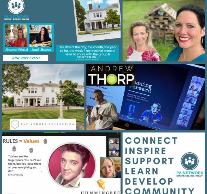 The BBO PA Network June online event | Andrew Thorp ‘Storytelling’ | Alice Carroll ‘Life Gaming’ | LIVE from Milton Hill House Hotel, Oxfordshire