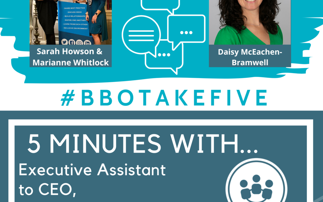 #BBOTakeFive with Daisy McEachen-Bramwell